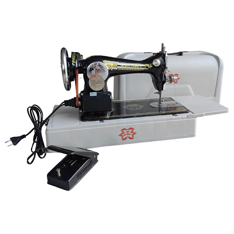 JA2-1  手提箱缝纫机 手提式木头箱家用缝纫机 JA2-1电动老式缝纫机