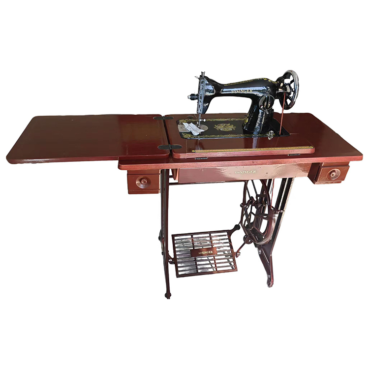 JA2-1  JA2-2 三斗脚踏家用缝纫机SINGER缝纫机五斗折叠盖老式缝纫机